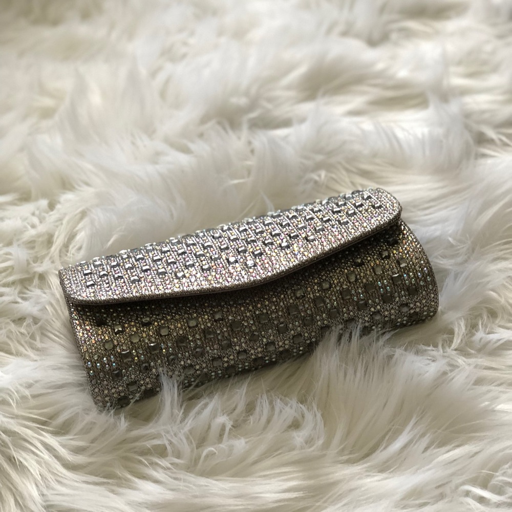 SALE! • Diamond encrusted clutch •